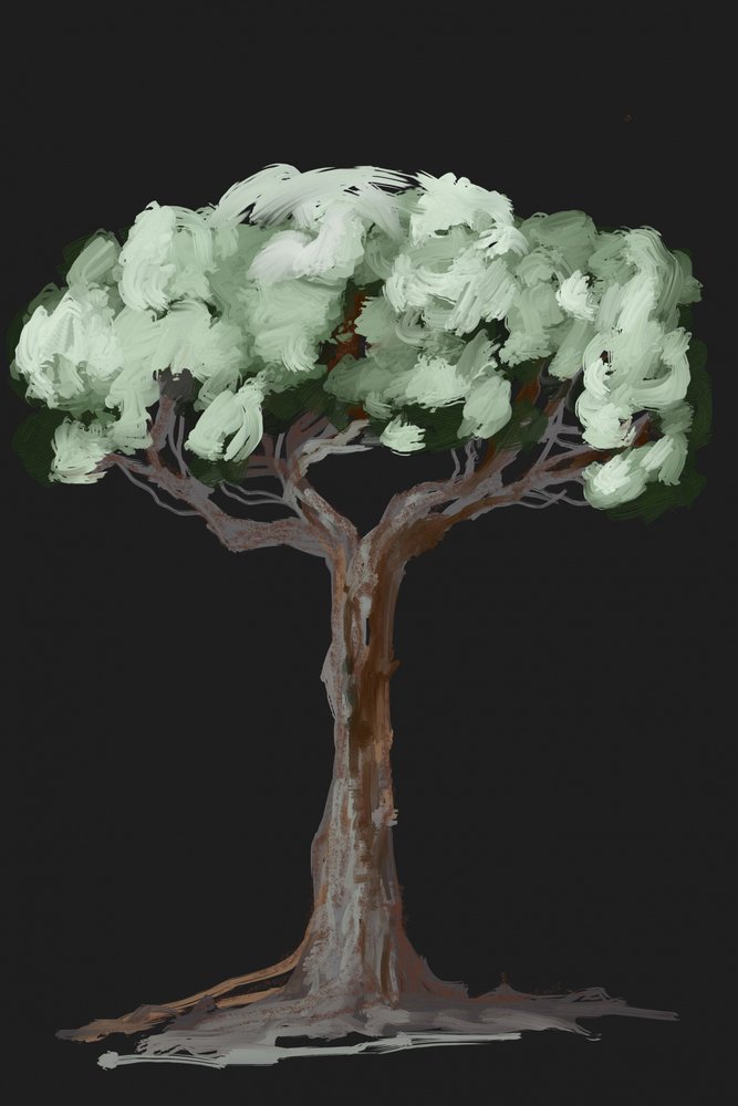 Arbre vert éclatant - Josie George