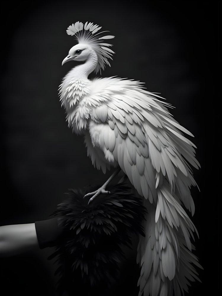 La majesté du paon blanc - Josie George