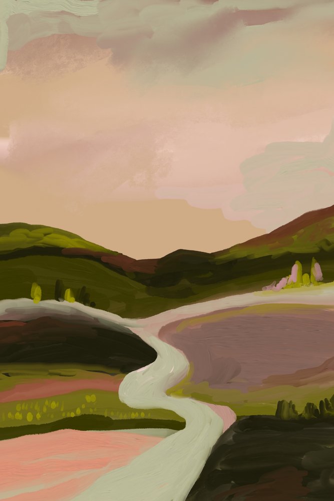 La vallée de la rivière sinueuse - Josie George