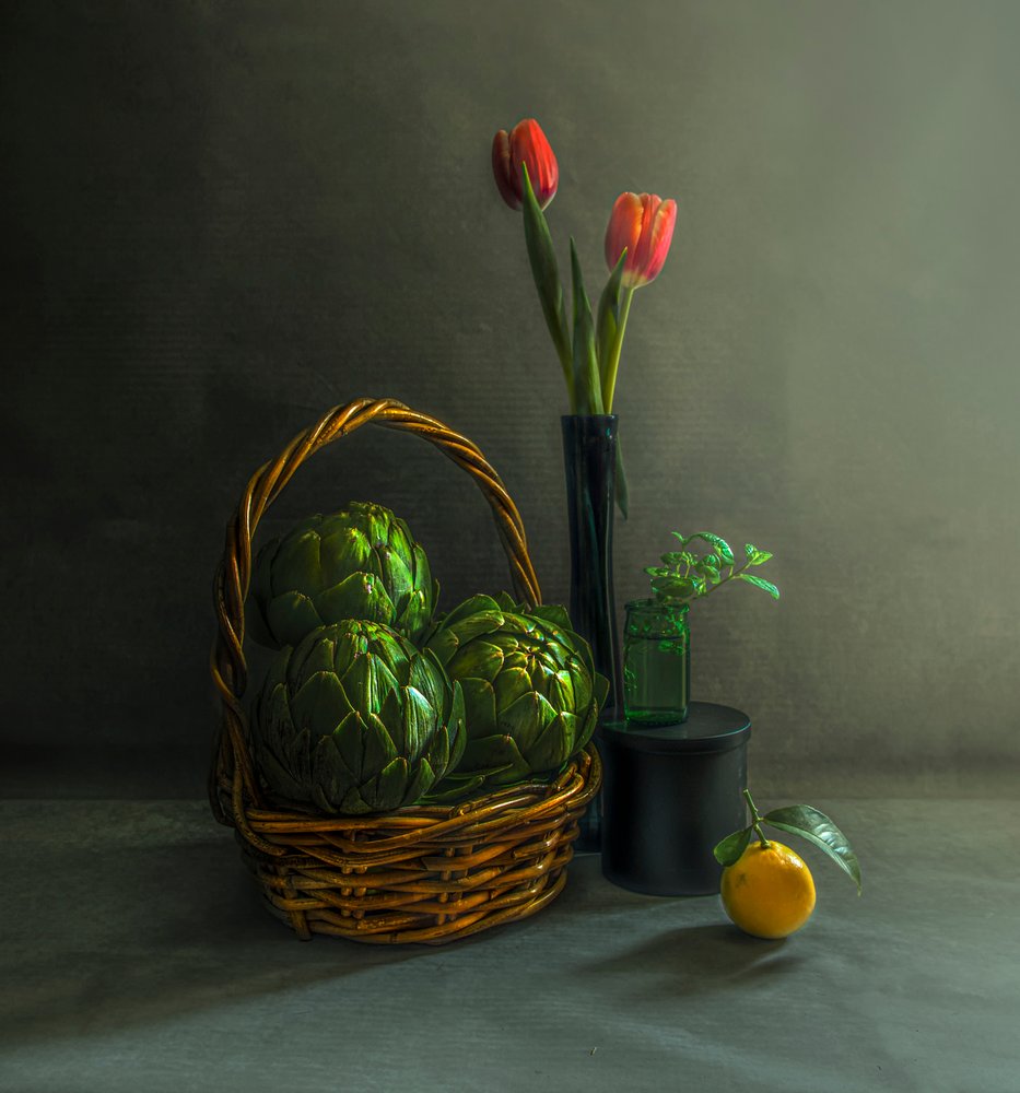 Artichauts rustiques, nature - Judy Tseng