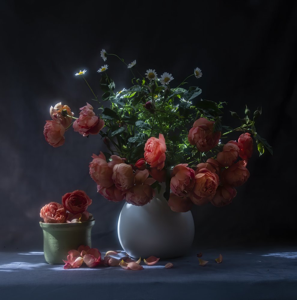 Nature morte aux roses mélancoliques - Judy Tseng