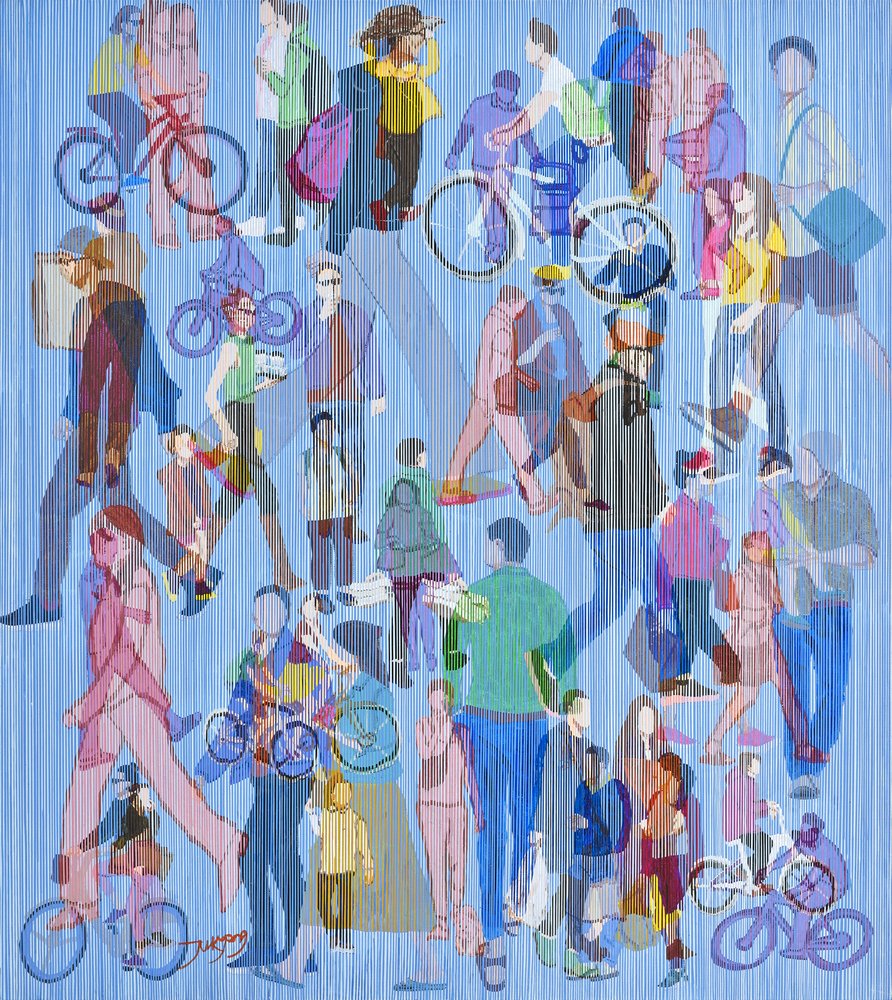 Foule urbaine dynamique - Jukyong Park
