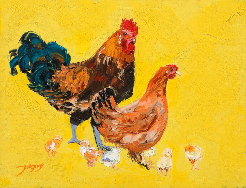 La joyeuse famille des poulets - Jukyong Park