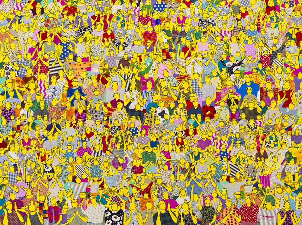 Une célébration animée en foule - Jukyong Park