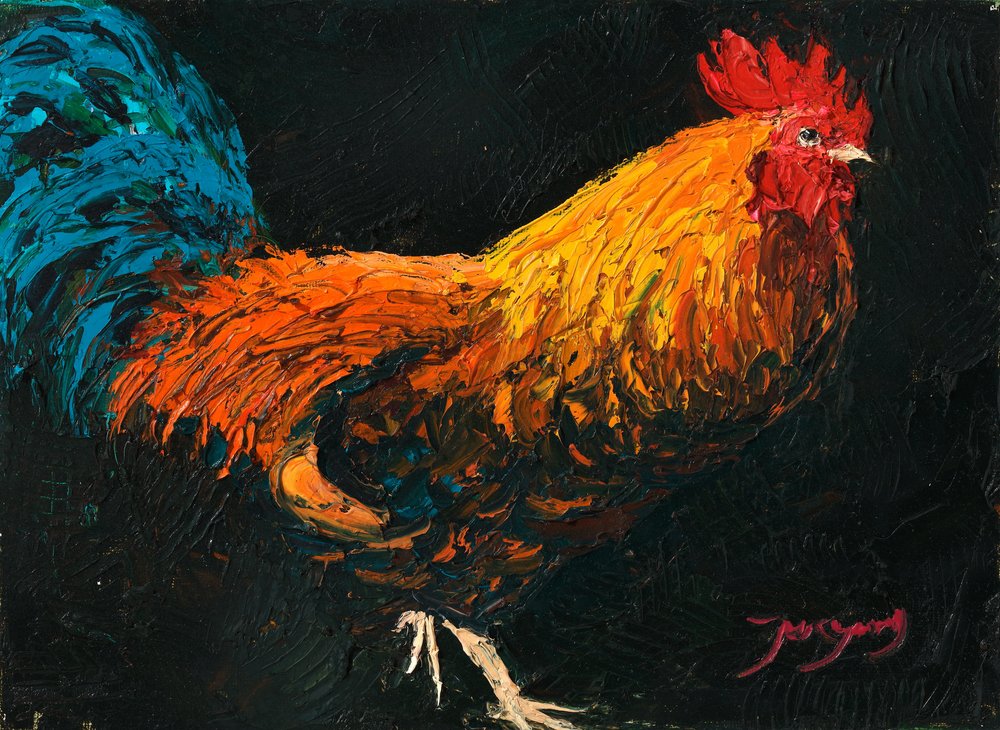 Coq de la ferme Vibrant - Jukyong Park