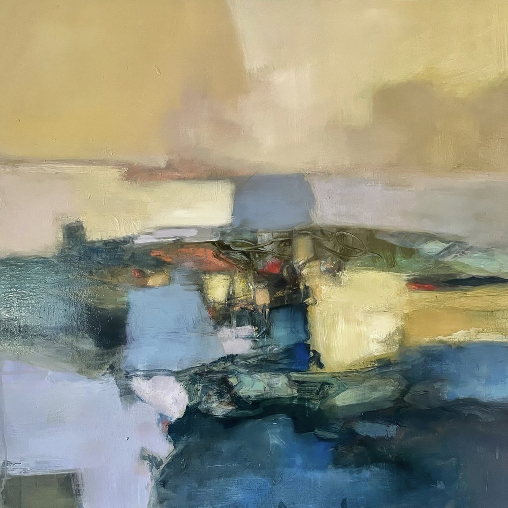 Paysage abstrait serein - Julia Purinton