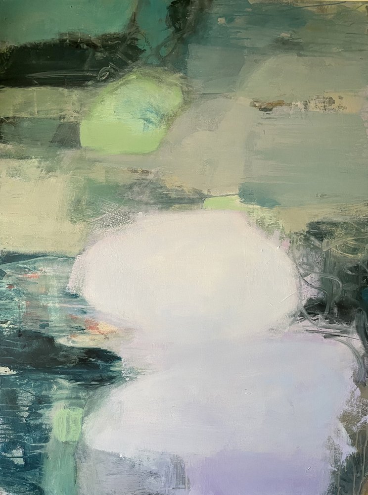 Paysage abstrait serein - Julia Purinton