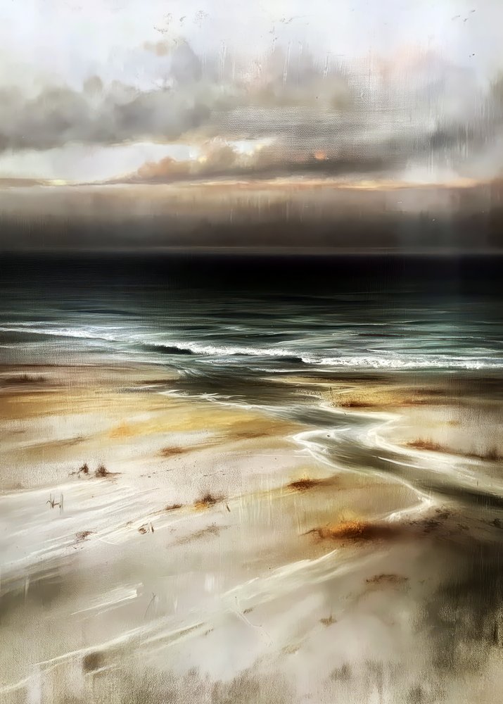 Peintures sur le thème du bord de mer (36) - Justyna Jaszke