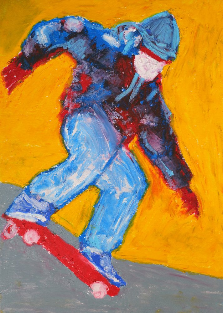 Action dynamique de skateur - Justyna Jaszke