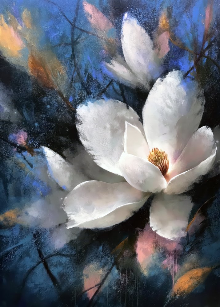 Élégant Magnolia Bloom - Justyna Jaszke