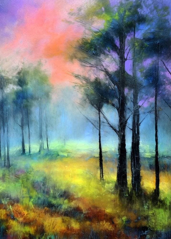 Sentier de la forêt brumeuse - Justyna Jaszke
