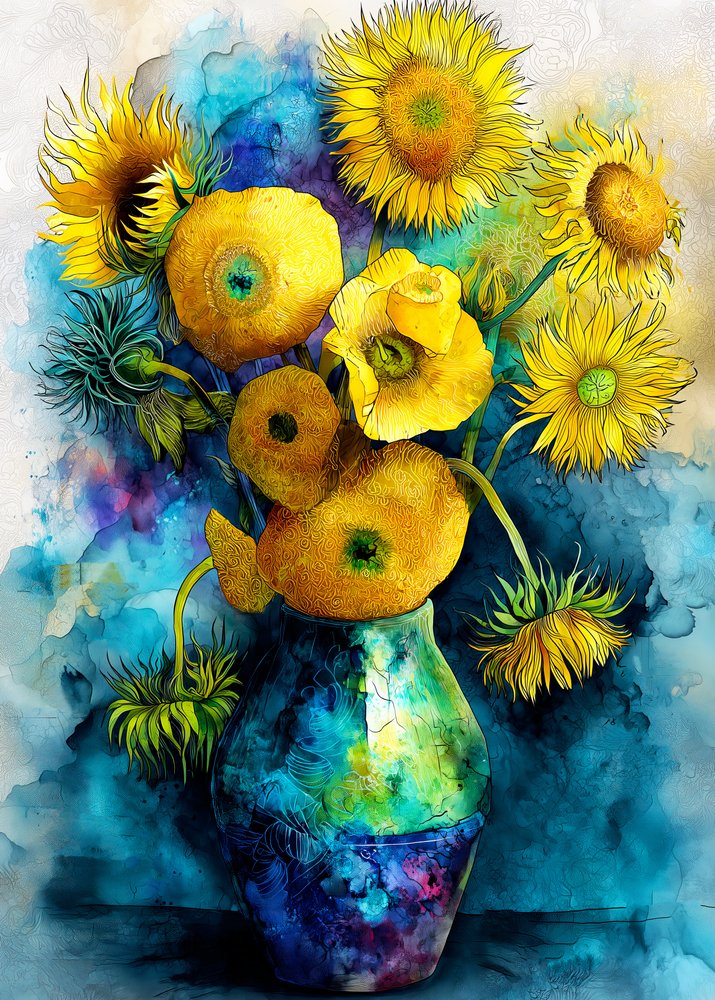 Art naturel : les tournesols - Justyna Jaszke
