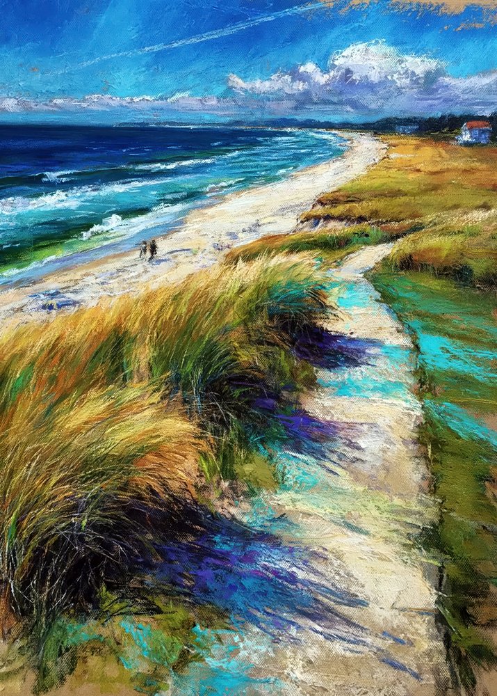 Un sentier de plage plein de vie - Justyna Jaszke