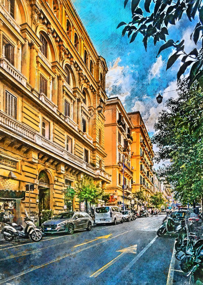 Une scène de rue européenne pleine de vie - Justyna Jaszke