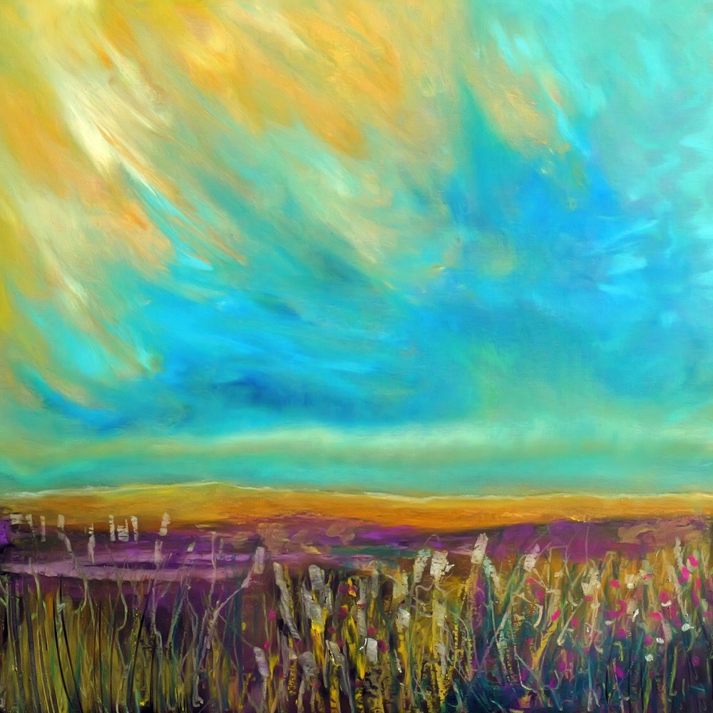 Paysage de champ vibrant - Justyna Jaszke