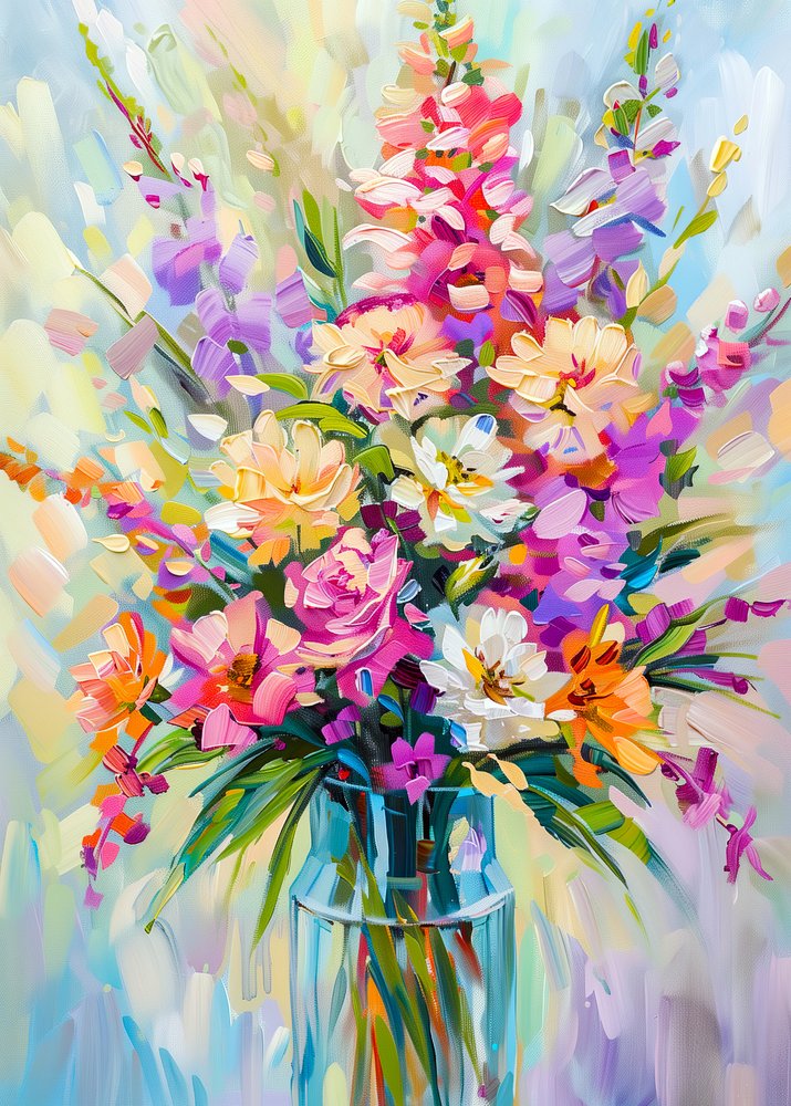 Bouquet floral éclatant - Justyna Jaszke