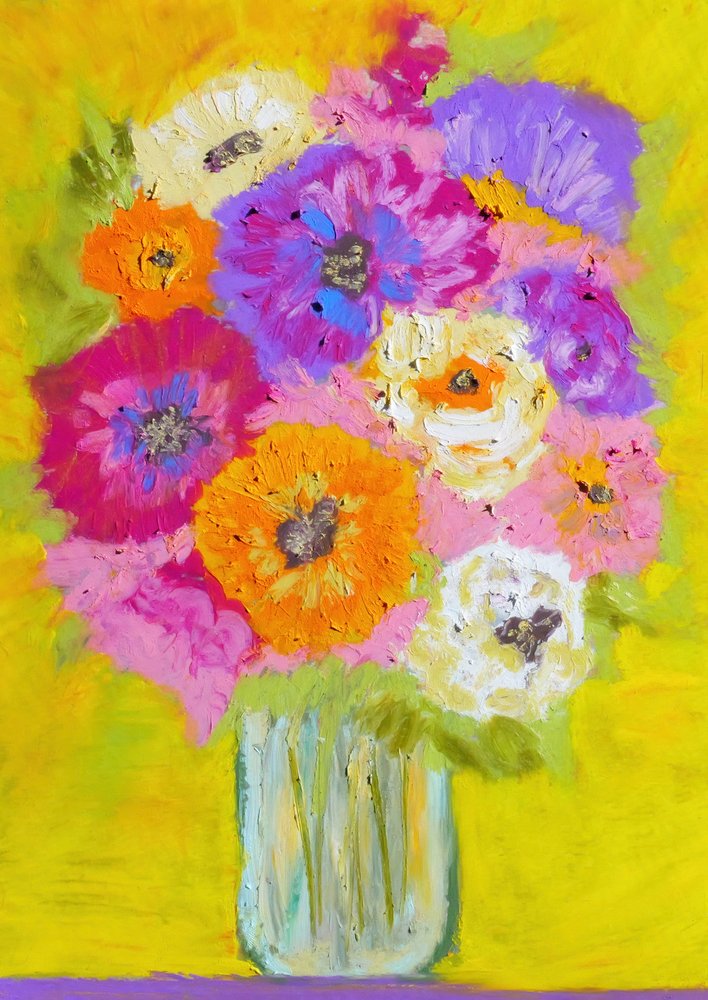 Bouquet floral vibrant - Justyna Jaszke