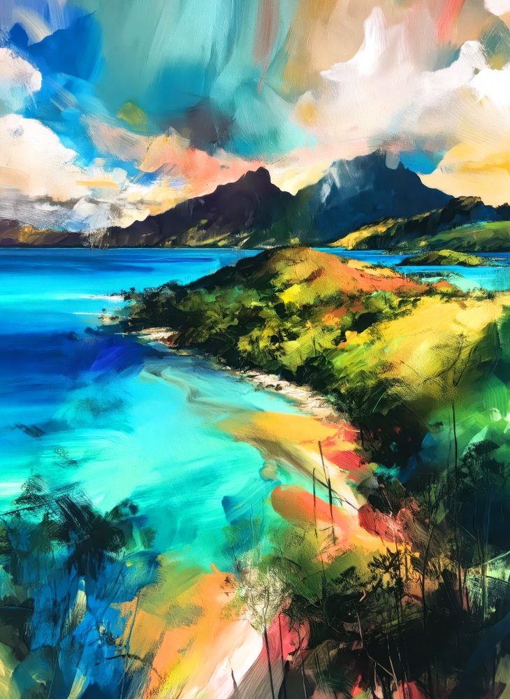 Une côte tropicale pleine de vie - Justyna Jaszke