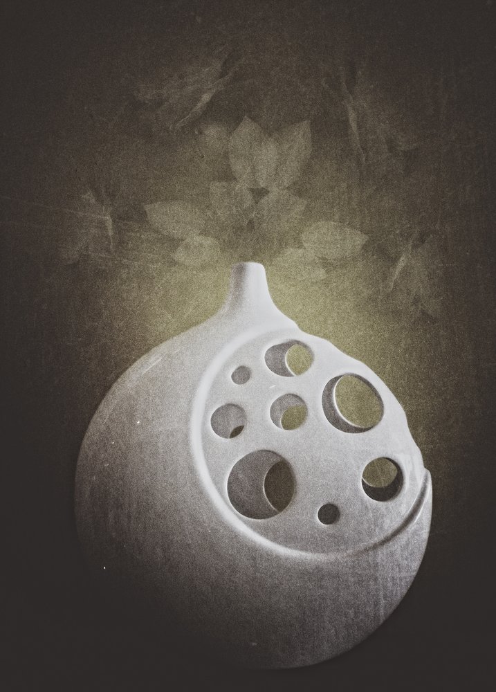 Vase de lotus moderne - Kahar Lagaa