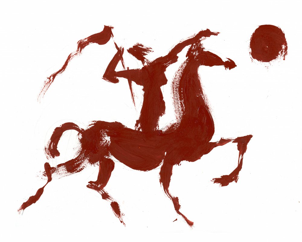 Cavalier abstrait - Kanat Ibragimov