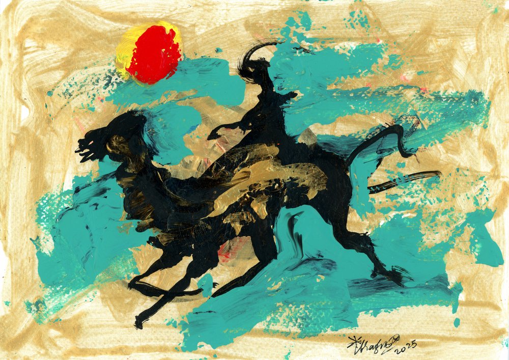 Galop dynamique dans le désert - Kanat Ibragimov