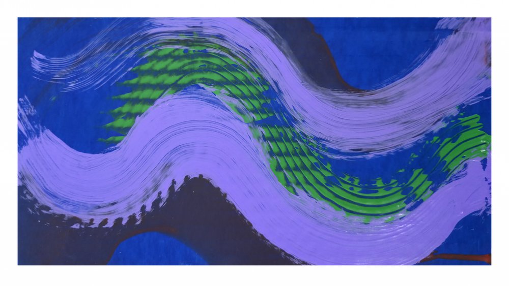 Vagues abstraites éclatantes - Kanat Ibragimov