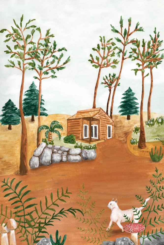 Le chat de la cabane dans les bois - Karen Menzenbach