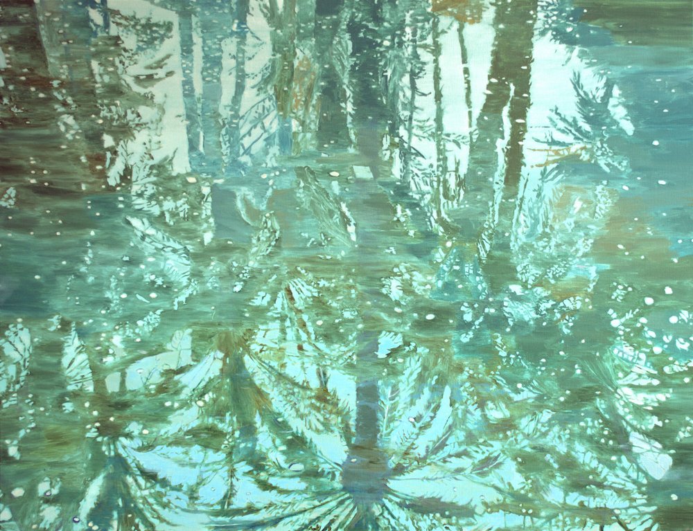 Reflet dans la forêt hivernale - Karin Bos