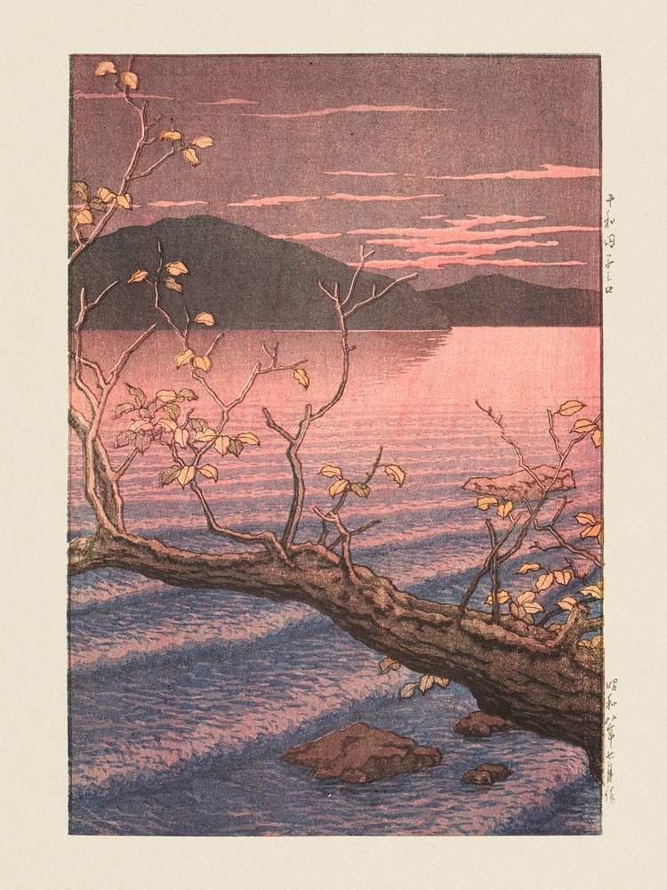 Towadako Noguchi (lac Towada, Aomori) (1932) - Kawase Hasui