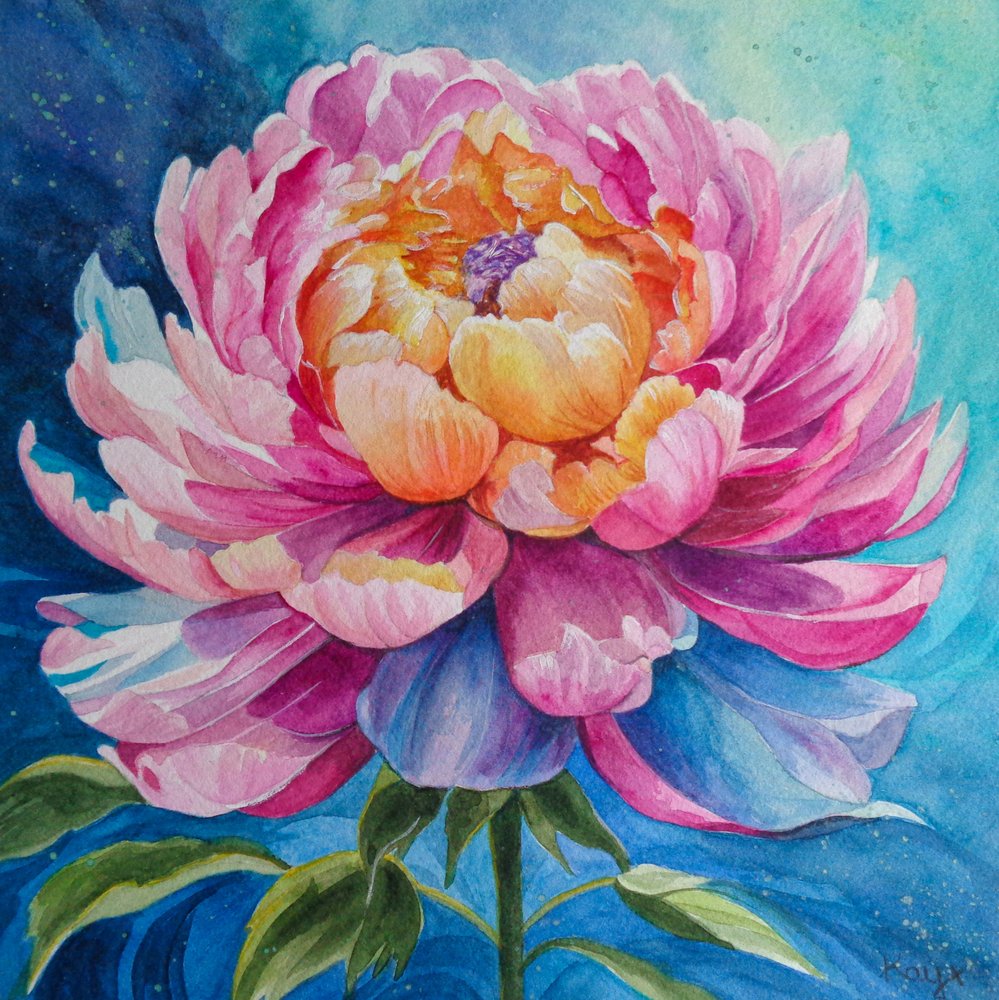 Pivoine rose vif - Kay Shanley