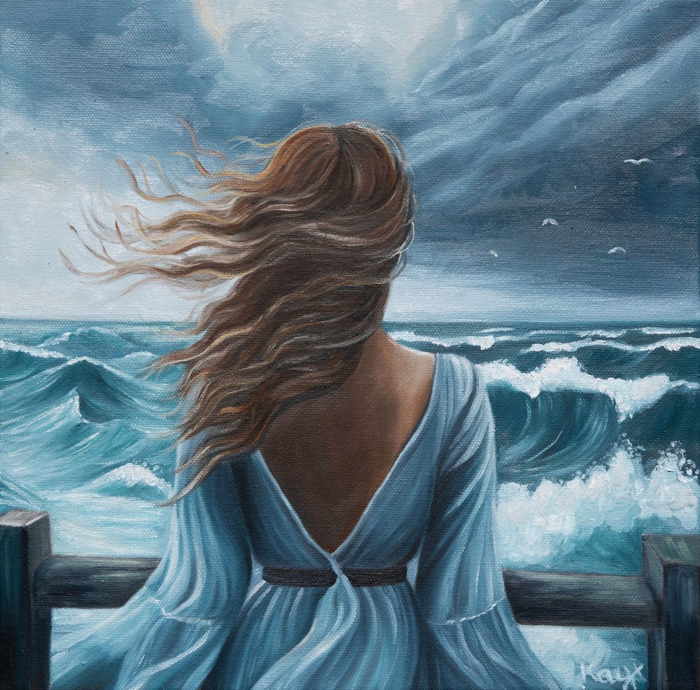 Femme, Tempête en mer - Kay Shanley