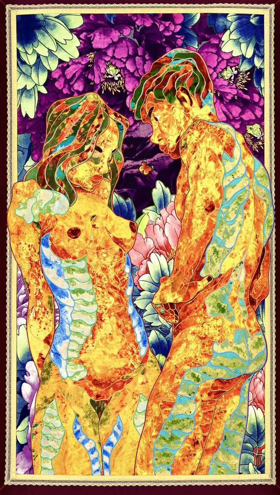 Une étreinte nue et éclatante - Kostyantin Malginov