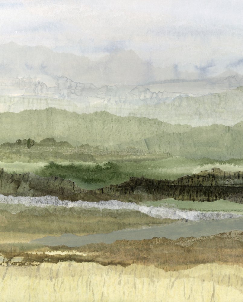 Paysage vert en couches - Lara Eckerman