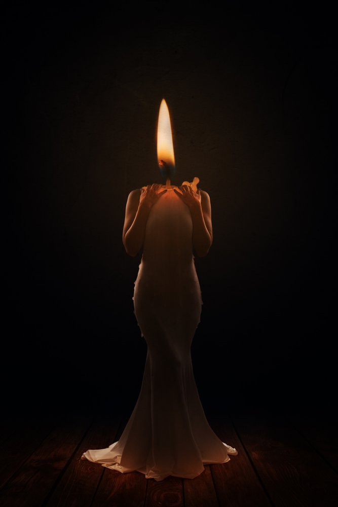 Figurine de bougie éthérée - Laura Benvenuti