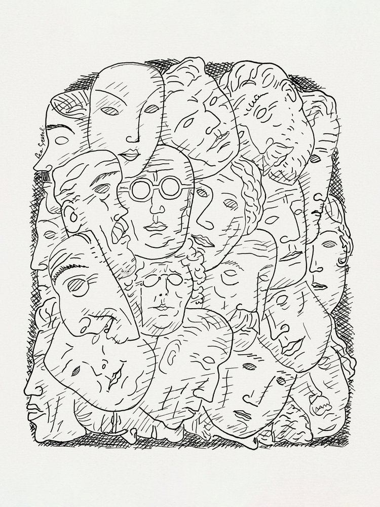 Masques - Leo Gestel