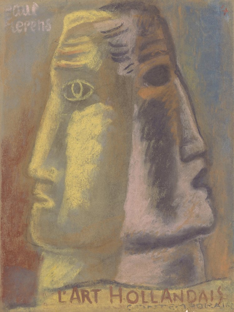 Conception de la couverture pour Paul Fierens, Lart Hollandais Contemporain 1933 - Leo Gestel
