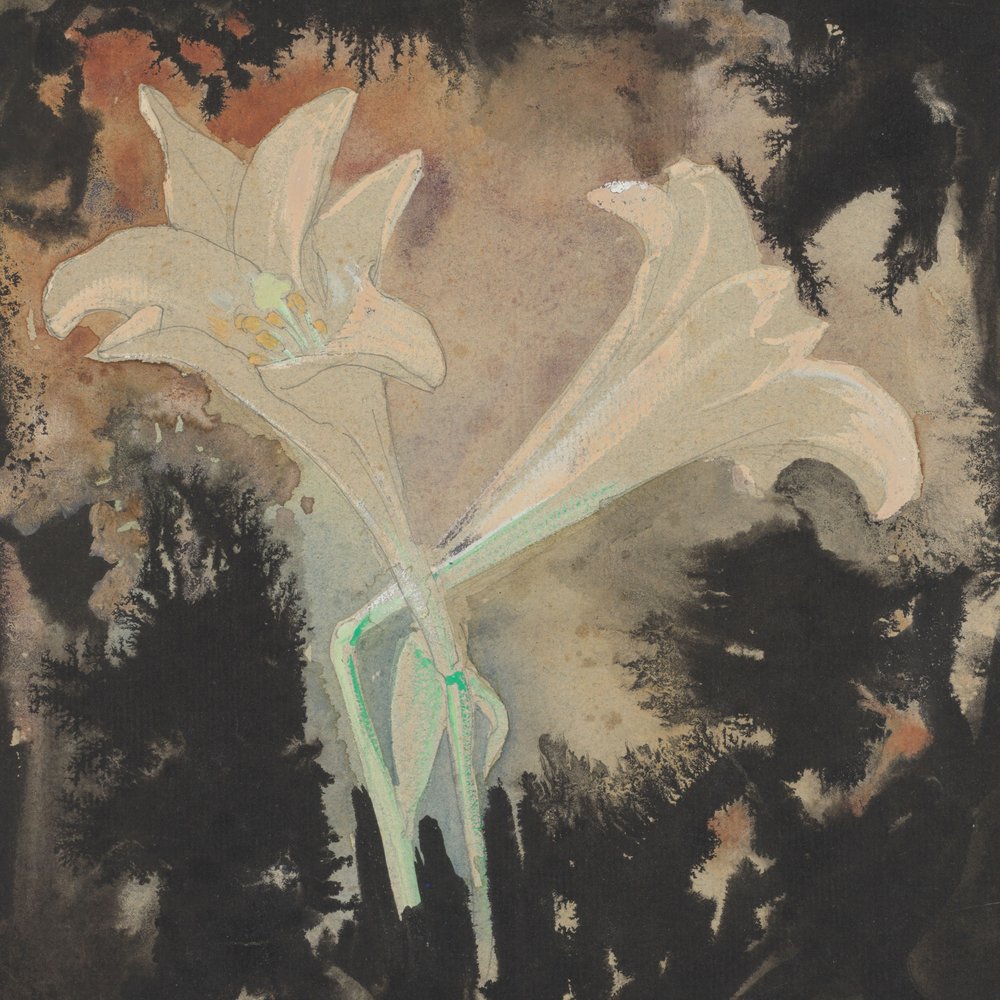 Deux fleurs (1902)  Square, de Leo Gestel - Leo Gestel
