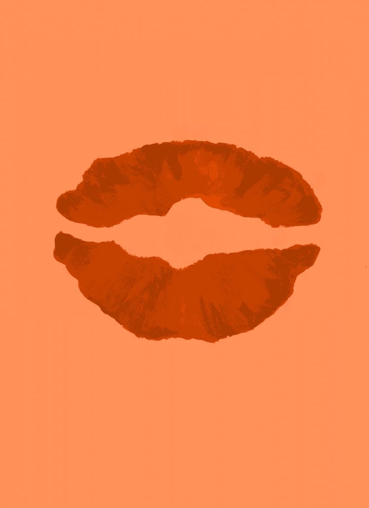 Des lèvres orange flamboyantes - Lori Ann Folz