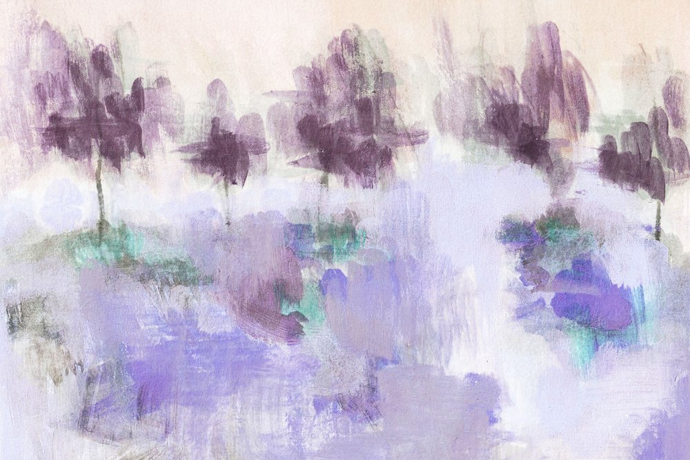 Paysage violet serein - Lori Ann Folz