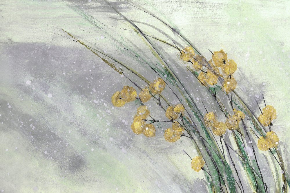 Délicates fleurs jaunes - Lori Ann Folz