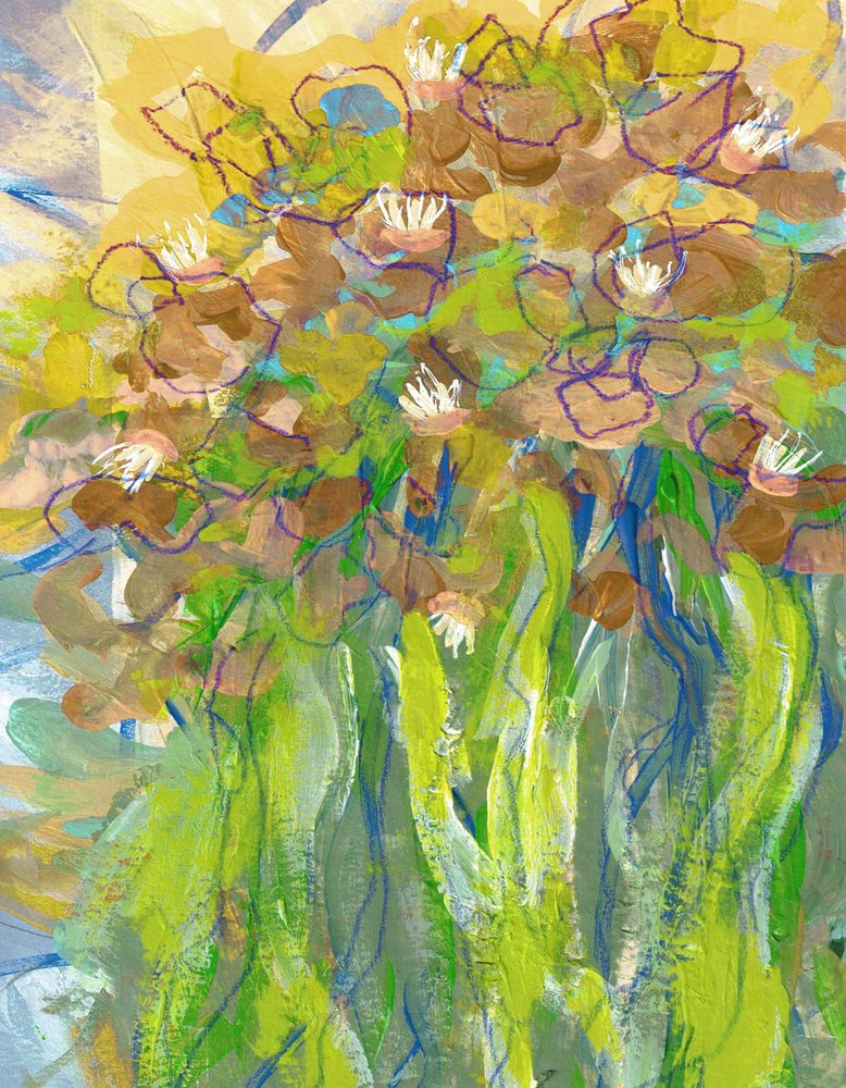 Fleurs éclatantes du jardin - Lori Ann Folz