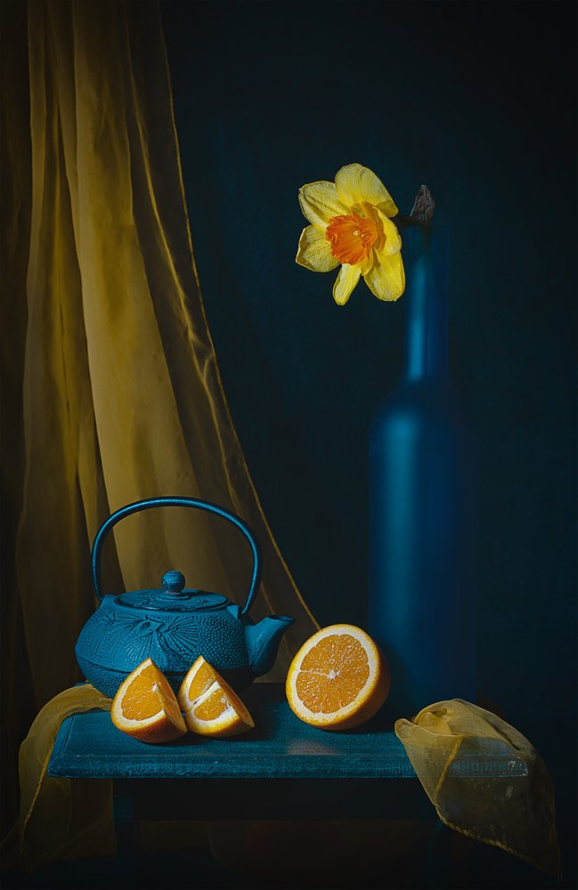 Théière « Daffodil » Oranges - Lydia Jacobs