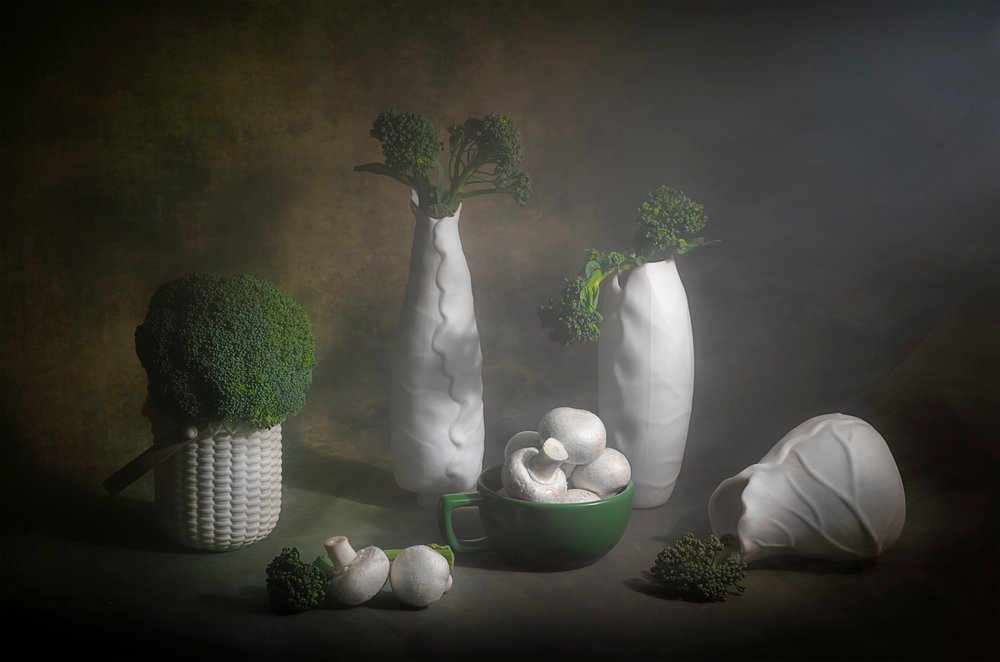 Nature morte au brocoli mélancolique - Lydia Jacobs