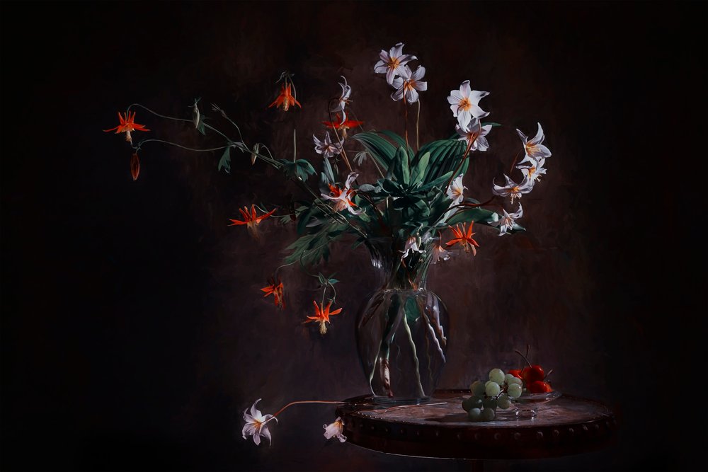 Nature morte florale à l
