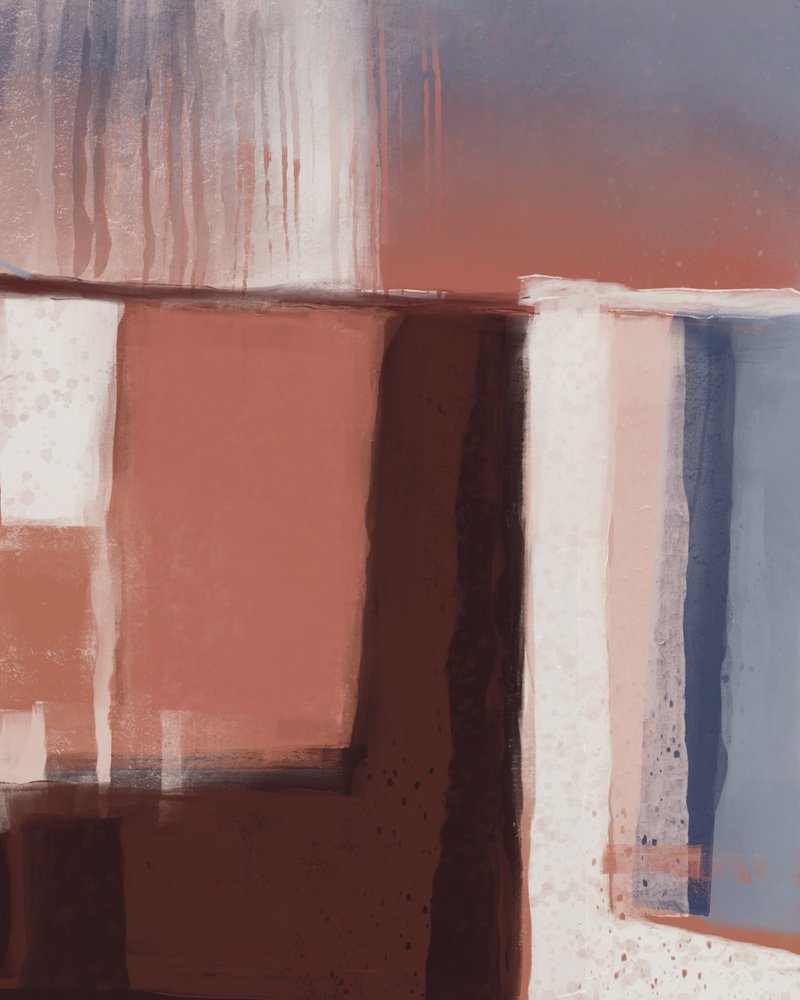 Blocs de couleurs abstraits - MANSI SAXENA