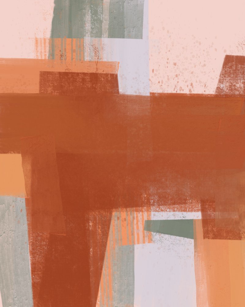 Blocs de couleurs terreuses - MANSI SAXENA