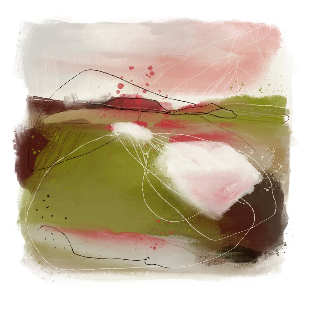 Paysage abstrait aux tons discrets - MANSI SAXENA