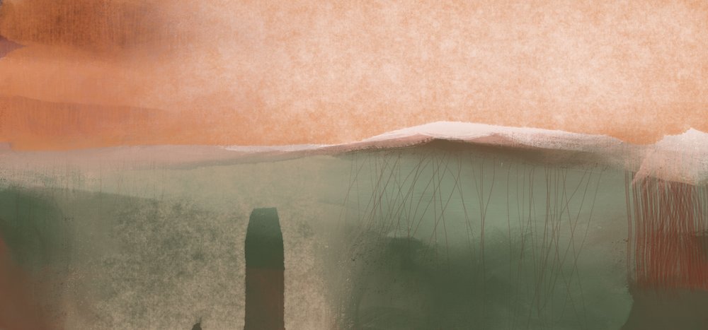 Paysage abstrait serein - MANSI SAXENA