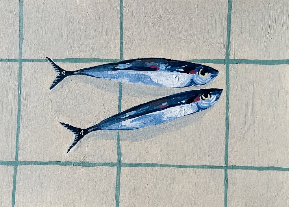 Deux poissons bleus - Madison Phipps