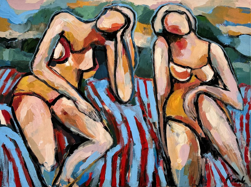 Farniente estival à la plage - Magdalena  Krzak